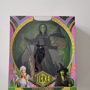 Mattel Wicked Elphaba Doll - Green and Black
